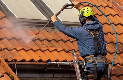 Démoussage et hydrofuge de toiture à Cadalen